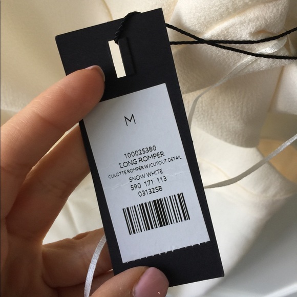 Dynamite White Culotte Romper - Picture 3 of 4